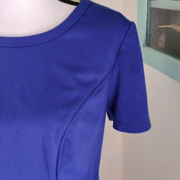 AB Studio Blue Knit Dress - Picture 4 of 12